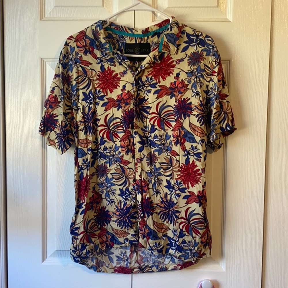 floral button down